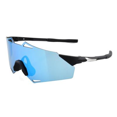 China Polarized 400 Rimless Anti UV400 Lightweight Polarized Men's Sport Sunglasses Custom Logo for sale