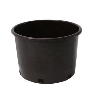 China Durable And Non-toxic Side Holes Plastic Garden Planter Pots For Flower Or Vegetable Or Trees for sale