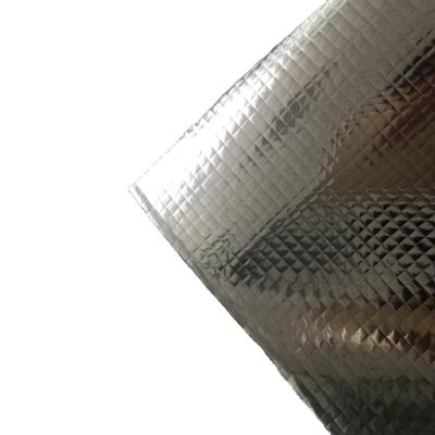 China Waterproof Silver Reflective Plastic Woven Aluminum Foil PP Fabric Heat Insulated Mylar Material for sale