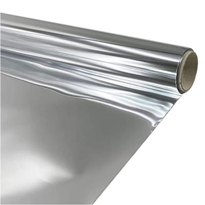 China Opaque Reflective Mirror Mylar Foil - Silver Foil Metallic PET Polyester Film for sale