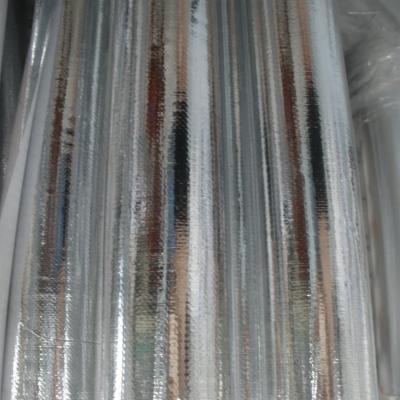 China Plastic Woven Fabric Coated With Waterproof Reflective Aluminum Foil Mylar PP For Building Heat Insulation for sale