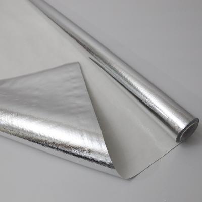 China Waterproof Heat Reflective Foil Metallized Plastic Woven PP Films For Heat Insulation And Moisture Barrier for sale