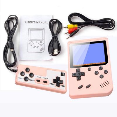 China Retro FC Handheld Game Console 800 Game Box Rechargeable In 1 Sip Console For Boy Blue Pink Yellow 3.0