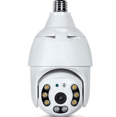 China Full Color CCTV Camera Support WIFI Night Vision 3MP Two Way Maintenance Car Tracking Security Camera PTZ WiFi Camera 1080p With Bulb for sale