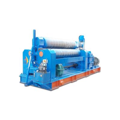 China Steel plate sheet bending 3 roller symmetrical sheet metal bender rolling bending machine for 16 mm plate for sale