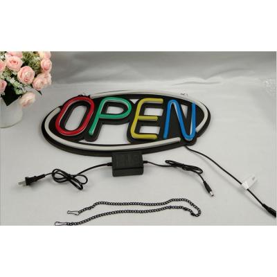 China Break Resistant Hot Sales 47*25cm Lighting Word Neon Strip Sign Customized Art Decroation LED Sign OPEN Night Light for sale