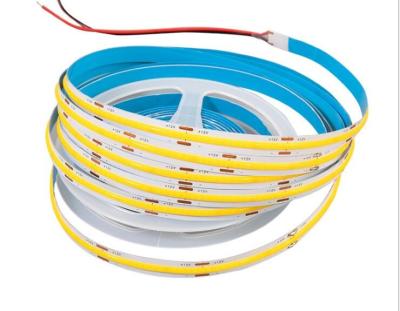 China New and Hot Theme Park High Quality Selling Flexible 336LEDs/M 5M DC24 10MM RED 10Watt/m No Spot COB LED Dotless Strip Lights for sale