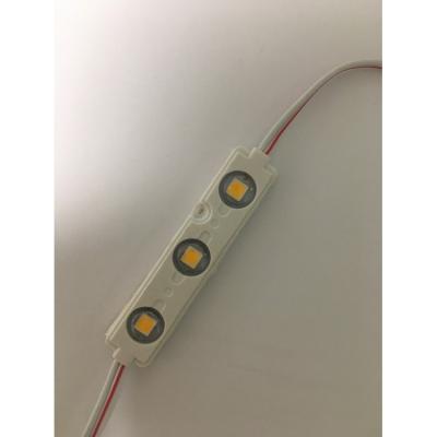 China Advertising Channel Letter Injection Good Quality Uniform 1.2W 3 Light Emission Natural White Single Color LED Module for sale