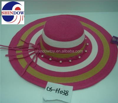 China Cheap Image New Arrival Beach Straw Hat With A Wide Brim for sale