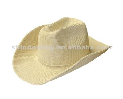 China Straw cowboy hat paper cowboy hat/fashion straw cowboy hat color, size, accessories, model customized for sale