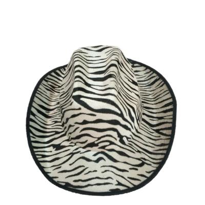 China Striped felt hat, fashionable woolen striped felt hat for sale