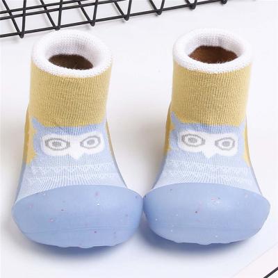 China Baby Shoe Antibacterial Soft Rubber Sole Sock for sale