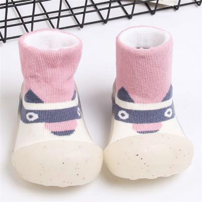 China Anti-slip antibacterial! Camouflage Pattern Baby Shoe Fashionable Smell Soft Rubber Unique Socks for sale