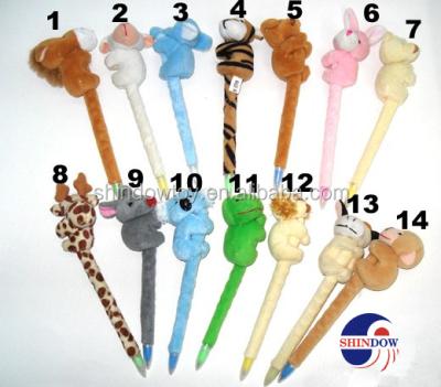 China office & Pen Cult Plush Animal Ball School Pens for sale