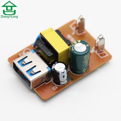 China FR-4 Low Cost 5V 1A General Mobile Phone Charger PCBA Board With Charger Housing for sale