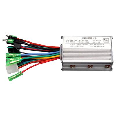 China Eletric Electric Bicycle 24V 36V 250W 350W Brushless Hub Motor DC Controller For E-bike Kick Scooter Dirt Bike for sale