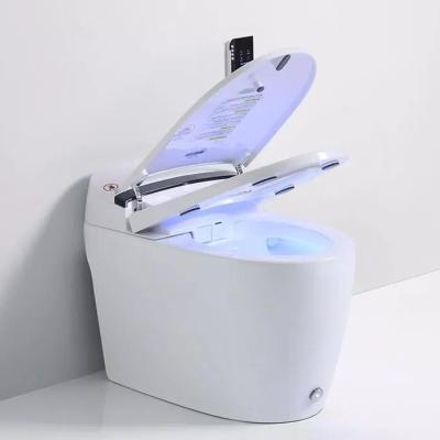 China Double-flow Automatic Temperature Adjustment Water Pressure Bathroom Toilet for sale