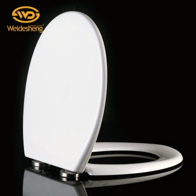 China Slow-end Toilet Seats Wholesale Custom Easy Clean Pure White PP Toilet Seat Cover for sale