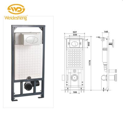 China High quality plastic double-flow bathroom wc concealed toilet cistern for sale