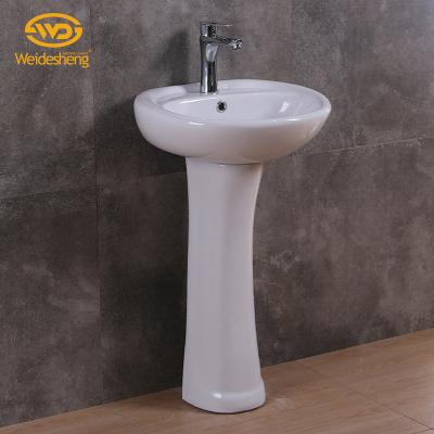 China Modern Bathroom Countertop Price Dealer Half Pedestal Sink for sale