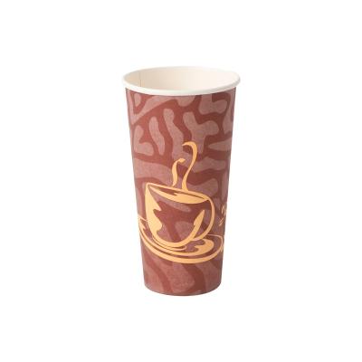 China 20oz Biodegradable Flexo Printing Eco - Friendly Paper Coffee Cup for sale