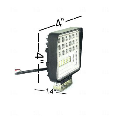 China 4inch Square 120w White Offroad Led Work Light For ATV , SUV , Tractor IP67 Waterproof KZL41WL120-1 for sale