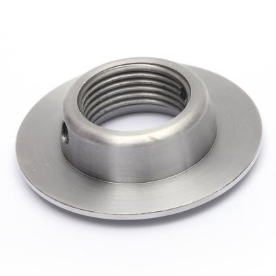 China Custom Refrigerant Cover Oil Cooling Stainless Steel NPT Adapter Flange Steel Weld Nut for sale