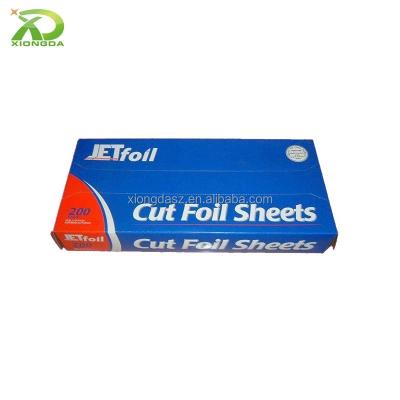 China Food Wrapping Food Soft Printed Good Quality Aluminum Foil Auto Sheet for sale