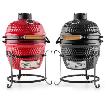 China Easily Assembled Outdoor Portable Charcoal Multiple Grills Classic Ceramic Griddles Grill Smokers With Flame Control Venting System for sale