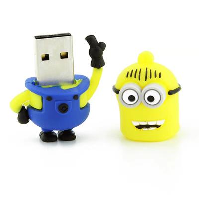 China Custom Factory Flash Drive Cartoon PVC Mold Silicone USB Storage 2tb Open Memory Stick for sale