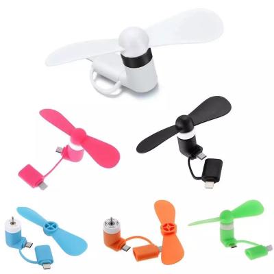 China 2020 High Efficiency Portable Rechargeable Fan Small USB Electric Fan for Mini iPhone Android USB Fans for sale