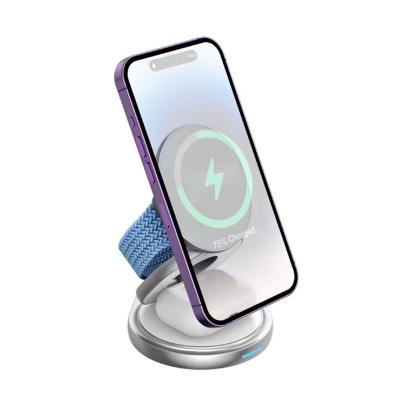 Chine Chargeur sans fil portable pliable 15W Chargeur sans fil haute vitesse pour écouteurs Téléphones à vendre