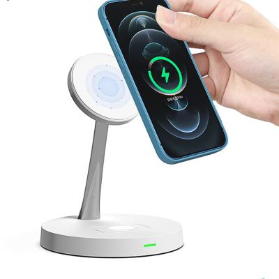 China Night Light 2w Multifunctional Wireless Charger Zinc Alloy Fast Charging For Phone for sale