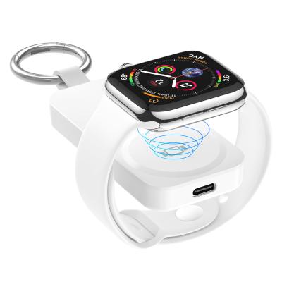 China 1000mAh Black/White Power Bank IWatches Charger with 4 LED Indicator for sale