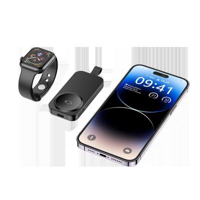 China Compact Design Wireless Watch Charger Power Bank 4 LED Indicator 2-8mm Charging Distance for sale