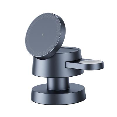 China 15W Mushroom Design Magnetic Wireless Charger With Night Lamp for sale