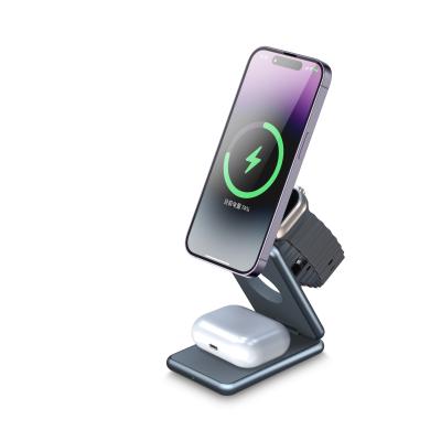 China Industrial Intelligent Charger AK09 15W/10W/10W/7.5W Fast Charger Metal Appearance Wireless Fast Charger for sale