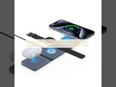 Industrial X9 Wireless Fast Charger 15W/10W/7.5W/5W Foldable Charger Support Cusomize Intelligent Charger 