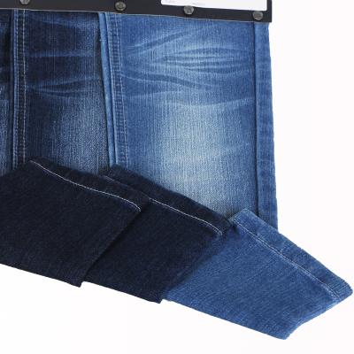 China Manufacturer Direct Supply Customized Breathable Stretch Denim Polyester Spandex Jeans Fabric for sale