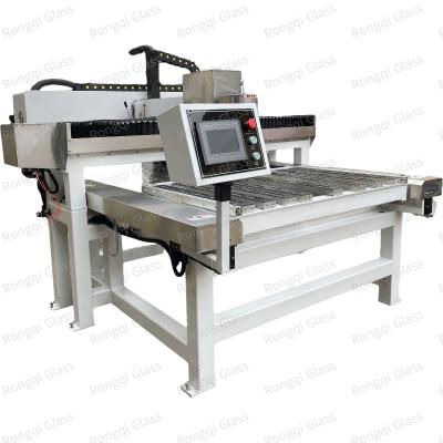 China Architectures Furniture Home Appliance Full Automatic Touch Screen CNC Single Head Glass Drilling Machine for sale