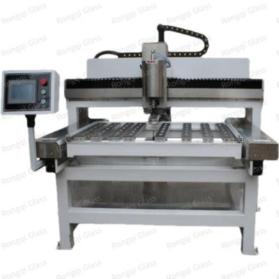 China Architectures Furniture Home Appliance Computer Drawing CNC Automatic Dual Station Automatic Positioning Glass Drilling Machine for sale