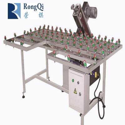 China Building Material Shops Manual Double Belt Glass Sharpening Machine For Glass Factory for sale