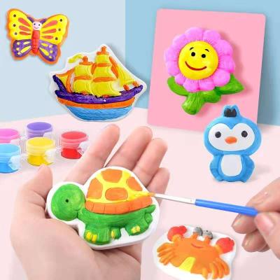 China Plaster DIY Painting Toy Plaster Paint Kit for sale