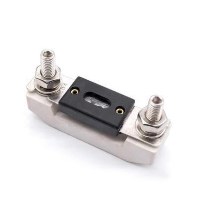 China Automotive And Other Voltage And High Current Equipment Fuse Block Marine Automotive Vehicle Stereo Video ANL Bolton White Ceramic Fuse Holder for sale