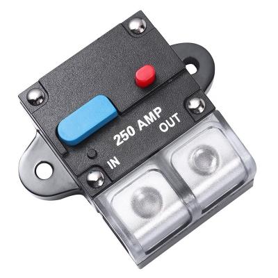 China Automotive Heavy Duty Ignition Protected Inverter Circuit Breaker Switchable Reset Button For Car ATV Winches for sale