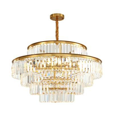 China Hotel indoor foyer modern art decor living room lights nordic gold hanging lamp led modern luxury k9 chandelier crystal chandelier pendants for sale