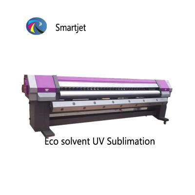 China Bill Printer Smartjet 3.2m Galaxy ECO Solvent Ink Jet Printer With 2 Pcs dx7 Print Head for sale