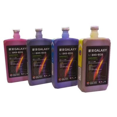 China Factory eco friendly galaxy dx5 eco solvent ink/eco-solvent ink for Dx5/Dx4/DX7 print head for sale