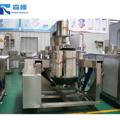 China High Quality Vegetable Processing Plant Cooking Pan Cooking Pot Curry Sauce Making Machine Automatic Cooking Mixer for sale