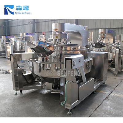 China Vegetable Processing Plant CE Approved Big Small Steaming Mixer Caramel Machine for sale